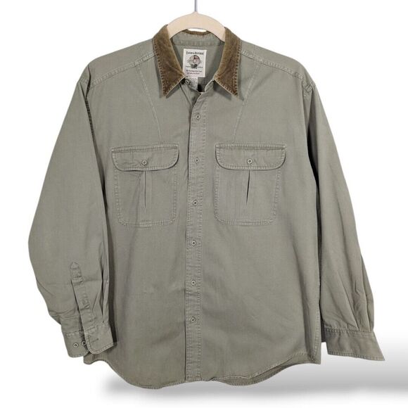 Banana Republic Other - Vintage Banana Republic Original Travel Clothing Men Shirt L Green Chore Utility